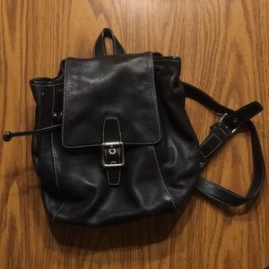 Black Coach Backpack